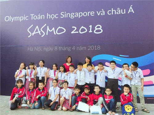 Những gương mặt tiêu biểu của Trường Tiểu học Phúc Lợi tại cuộc thi Olympic Toán Quốc tế Singapore và Châu Á- SASMO 2018